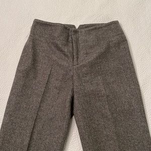 Banana Republic Harrison gray herringbone dress pants size 2